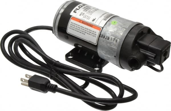 FloJet - 1/10 HP, 3/8 Inlet Size, 3/8 Outlet Size, Duplex II Demand Diaphragm pump, Diaphragm Spray Pump - 115 Input Voltage, EPDM, Polypropylene, 2500 Max RPM, NPTF - Exact Tooling