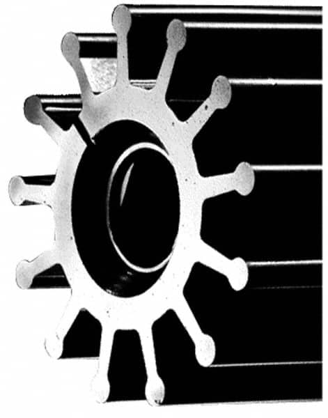 Jabsco - Impeller - Nitrile Repair Part - Contains 1 Nitrile Impeller, For Use with Jabsco Model # 30510-4001 Stainless Steel Flexible Impeller Pump - Exact Tooling