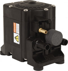 FloJet - 1/2" NPT, Nonmetallic, Air Operated Diaphragm Pump - Santoprene Diaphragm, Polypropylene Housing - Exact Tooling