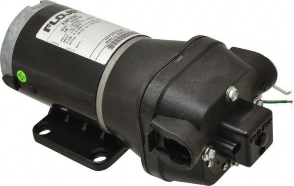 FloJet - 1/10 HP, 1/2 Inlet Size, 1/2 Outlet Size, without Manual onand off Switch, Diaphragm Spray Pump - 115 Input Voltage, Santoprene, Polypropylene, 3.50 Max GPM, 2500 Max RPM, Barbed - Exact Tooling