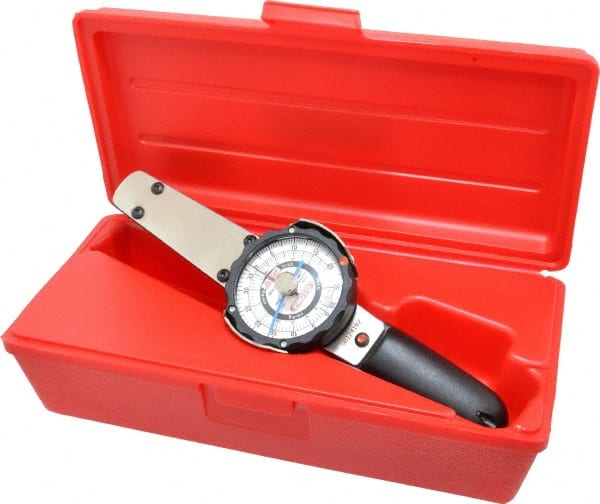 Proto - 1/4" Drive Dial Torque Wrench - 30 In/Lb Torque, 10" OAL, Fixed Head - Exact Tooling