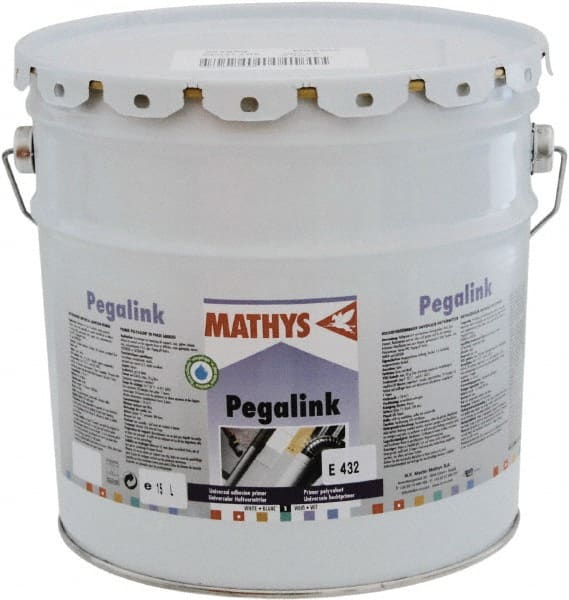 Rust-Oleum - 5 Gal White Adhesion Primer - 245 to 330 Sq Ft Coverage, <250 gL Content, Quick Drying, Interior/Exterior - Exact Tooling