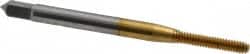 OSG - #3-48 UNC H3 Thread Limit Modified Bottoming Thread Forming Tap - Cobalt, TiN Finish, 1-13/16" OAL, 1/2" Thread Length, Right Hand Thread, Series HY-PRO NRT - Exact Tooling