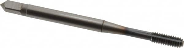 OSG - #5-40 UNC H3 Thread Limit Bottoming Thread Forming Tap - Powdered Metal High Speed Steel, TiCN Finish, 1-15/16" OAL, 5/8" Thread Length, Right Hand Thread, Series EXOTAP NRT - Exact Tooling