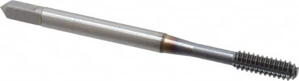 OSG - #6-32 UNC H5 Thread Limit Bottoming Thread Forming Tap - Powdered Metal High Speed Steel, TiCN Finish, 2" OAL, 11/16" Thread Length, Right Hand Thread, Series EXOTAP NRT - Exact Tooling