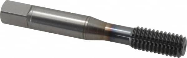 OSG - 3/8-16 UNC H5 Thread Limit Bottoming Thread Forming Tap - Powdered Metal High Speed Steel, TiCN Finish, 2-15/16" OAL, 1-1/4" Thread Length, Right Hand Thread, Series EXOTAP NRT - Exact Tooling
