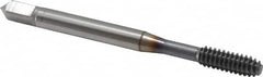 OSG - #10-24 UNC H4 Thread Limit Modified Bottoming Thread Forming Tap - Powdered Metal High Speed Steel, TiCN Finish, 2-3/8" OAL, 7/8" Thread Length, Right Hand Thread, Series EXOTAP NRT - Exact Tooling