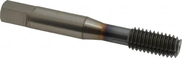 OSG - 3/8-16 UNC H7 Thread Limit Modified Bottoming Thread Forming Tap - Powdered Metal High Speed Steel, TiCN Finish, 2-15/16" OAL, 1-1/4" Thread Length, Right Hand Thread, Series EXOTAP NRT - Exact Tooling