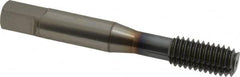 OSG - 3/8-16 UNC H7 Thread Limit Modified Bottoming Thread Forming Tap - Powdered Metal High Speed Steel, TiCN Finish, 2-15/16" OAL, 1-1/4" Thread Length, Right Hand Thread, Series EXOTAP NRT - Exact Tooling