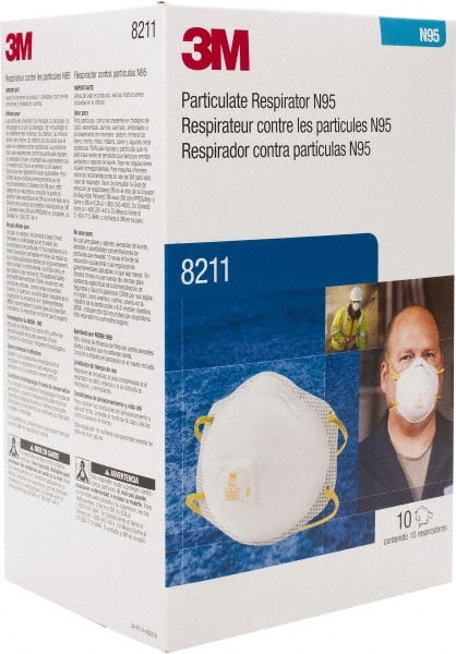 3M - N95, Size Universal, Particulate Respirator - Exact Tooling