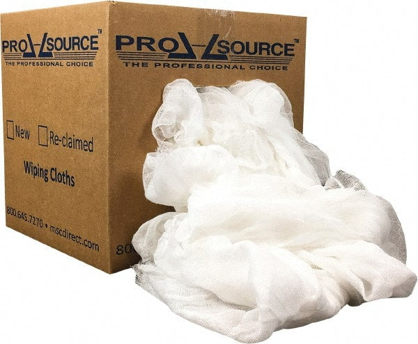 PRO-SOURCE - 55 Piece, Lint Free White Cheesecloth - 36 Inch Long x 30 Inch Wide Sheet, Washed, Box - Exact Tooling