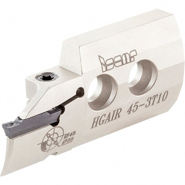 Iscar - 3" Groove Width, 2mm Max Depth of Cut, Left Hand Cut, HGAI Indexable Grooving Blade - HGN-C, HGPL Insert Style, Series Heliface - Exact Tooling