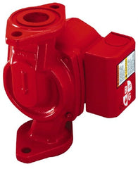 Bell & Gossett - 1/25 hp, 5-9/16" Long, 1 Phase, Cast Iron Housing, Polypropylene Impeller, Inline Circulator Pump - 115 Volt, 60 Hz, 6-3/8" Flange Width, Bell & Gossett Part No. 103251, 150 Max psi, ODP Motor - Exact Tooling
