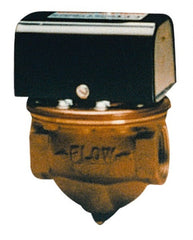 McDonnell & Miller - 100 psi, Brass Housing, High Sensitivity Flow Switch - 2.5 Flow Set Point, 0.12 to 2.5 GPM - Exact Tooling