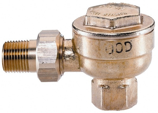 Hoffman Speciality - 1/2 Male" Pipe, Brass Thermostatic Steam Trap - 25 Max psi - Exact Tooling