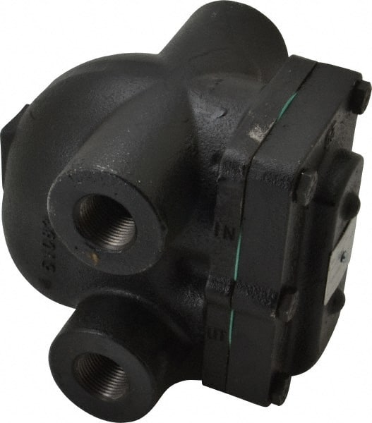 Hoffman Speciality - 3/4 Female" Pipe, Cast Iron Float & Thermostatic Steam Trap - 30 Max psi - Exact Tooling