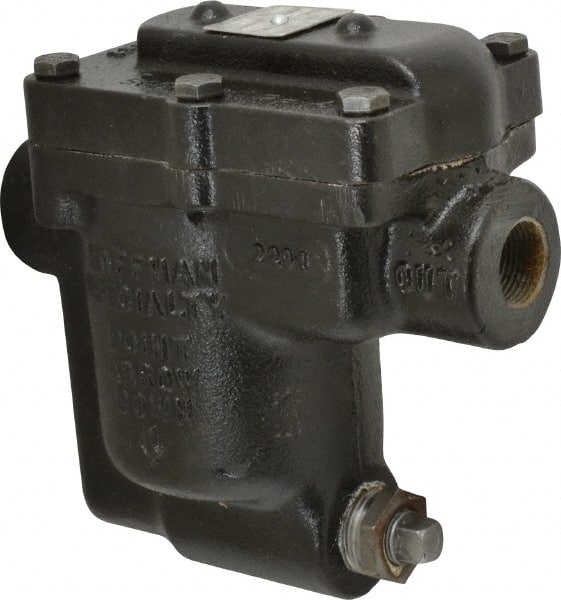 Hoffman Speciality - 3/4 Female" Pipe, Cast Iron Inverted Bucket Steam Trap - 125 Max psi - Exact Tooling