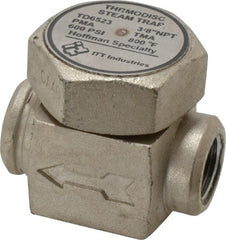 Hoffman Speciality - 3/8 Female" Pipe, Stainless Steel Thermodisc Steam Trap - 600 Max psi - Exact Tooling