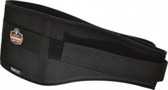 Ergodyne - Size L, Hook & Loop, Nylon/Foam Belt - 34 to 38" Waist, 7-3/4" Wide, Lumbar Support, Black - Exact Tooling