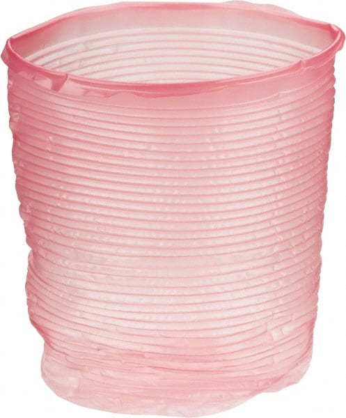 Made in USA - 55 Gal, 15 mil, LDPE/Antistatic Drum Liner - Rigid Accordion Liner - Exact Tooling