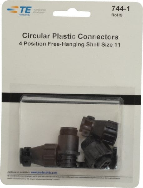 Tyco/Amp - Panel Mount Plug and Receptacle Kit - 11 to 4 AWG Compatible Wire Size - Exact Tooling