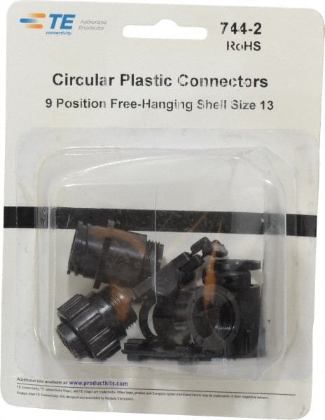 Tyco/Amp - Panel Mount Plug and Receptacle Kit - 13 to 9 AWG Compatible Wire Size - Exact Tooling