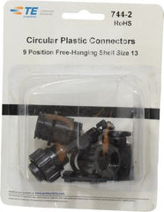 Tyco/Amp - Panel Mount Plug and Receptacle Kit - 13 to 9 AWG Compatible Wire Size - Exact Tooling
