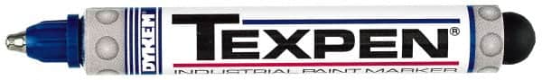Dykem - Blue Paint Marker - Medium Tip, Oil Based - Exact Tooling