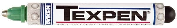 Dykem - Green Paint Marker - Medium Tip, Oil Based - Exact Tooling