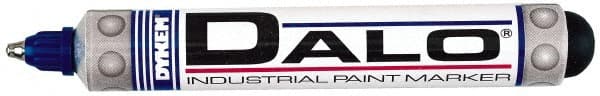 Dykem - Blue Paint Marker - Medium Tip, Oil Based - Exact Tooling