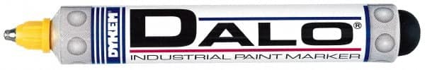 Dykem - Yellow Paint Marker - Medium Tip, Oil Based - Exact Tooling