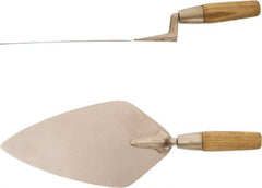 Ampco - Nickel Tin Copper Masonry Trowel - 11" Long x 5-1/2" Wide - Exact Tooling