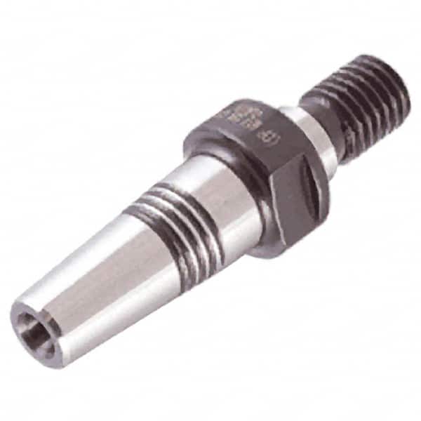 Iscar - 1/8" Hole Diam, Threaded Shank Shrink Fit Tool Holder & Adapter - 1-3/4" Projection, 0.83" Nose Diam, 0.63" Clamping Depth, Through Coolant - Exact Tooling