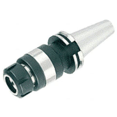 Iscar - CAT40 Taper Shank Tapping Chuck/Holder - #6 to 3/8" Tap Capacity, 3.203" Projection, Through Coolant - Exact Tooling