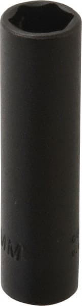 Proto - 1/4" Drive 9mm Deep Impact Socket - 6 Points, 2" OAL - Exact Tooling