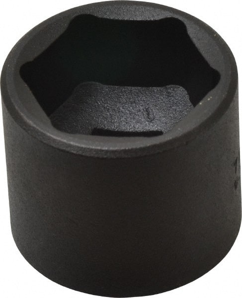 Proto - 3/8" Drive 24mm Standard Impact Socket - 6 Points, 1-3/32" OAL - Exact Tooling