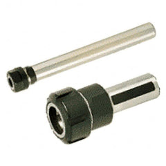 Iscar - 0.022" to 0.278" Capacity, 0.734" Projection, Straight Shank, ER11 Collet Chuck - 3.234" OAL, 5/8" Shank Diam - Exact Tooling