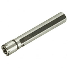 Iscar - 1mm to 16mm Capacity, 47mm Projection, Straight Shank, ER25 Collet Chuck - 117mm OAL, 22mm Shank Diam - Exact Tooling