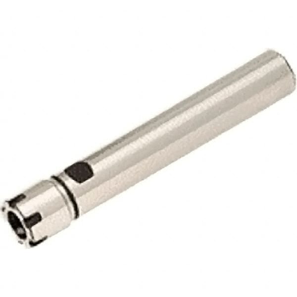 Iscar - 0.5mm to 10mm Capacity, 36.5mm Projection, Straight Shank, ER16 Collet Chuck - 116.5mm OAL, 12mm Shank Diam - Exact Tooling