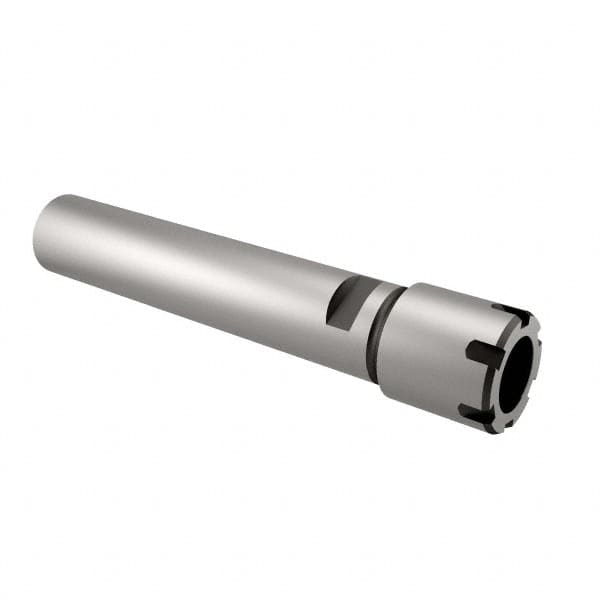 Iscar - 0.022" to 0.396" Capacity, 1" Projection, Straight Shank, ER16 Collet Chuck - 5" OAL, 3/4" Shank Diam - Exact Tooling
