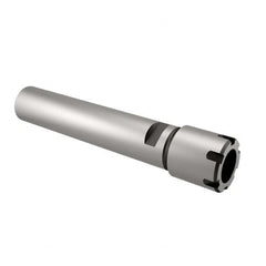 Iscar - 0.022" to 0.396" Capacity, 1" Projection, Straight Shank, ER16 Collet Chuck - 5" OAL, 3/4" Shank Diam - Exact Tooling