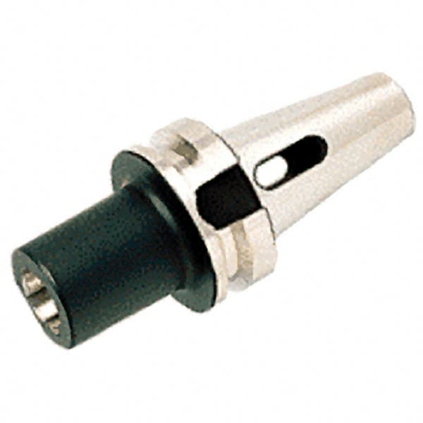 Iscar - BT40 Outside Taper, MT3 Inside Taper, BT to Morse Taper Adapter - 75mm Projection, 40mm Nose Diam, 0.000197" TIR - Exact Tooling