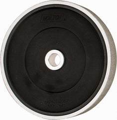 Norton - 100 Grit Diamond Bench & Pedestal Grinding Wheel - 6" Diam x 1" Hole x 1" Thick, Fine Grade - Exact Tooling