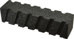 Made in USA - 8" Long x 2" Wide x 2" Thick, Silicon Carbide Sharpening Stone - Fluted Rectangle, 24 Grit, Very Coarse Grade - Exact Tooling