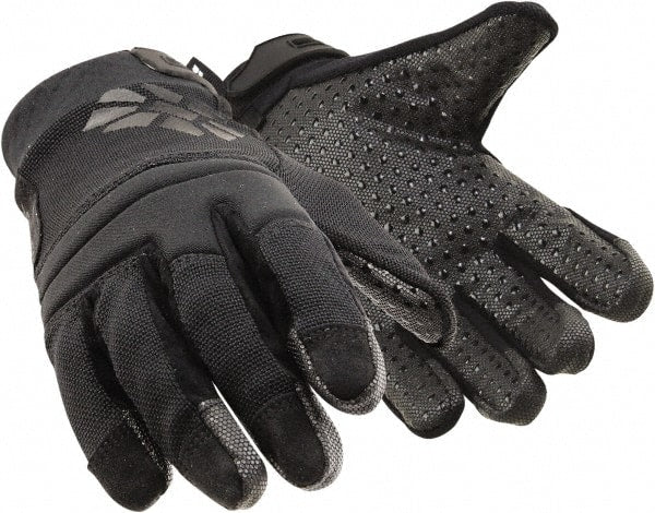 HexArmor - Size L (9), ANSI Cut Lvl A9, Puncture Lvl 2, Silicone Rubber Coated SuperFabric Cut & Puncture Resistant Gloves - Palm Coated, SuperFabric Lining, Hook & Loop Cuff, Gray, Paired - Exact Tooling