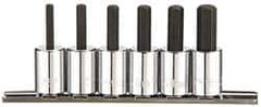 Paramount - 6 Piece 3/8" Drive Metric Hex Bit Socket Set - 4 to 10mm Hex - Exact Tooling