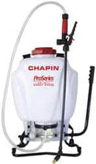 Chapin - 4 Gal Garden Backpack Sprayer - Reinforced Hose, Polyethylene Tank, For Industrial Applications - Exact Tooling