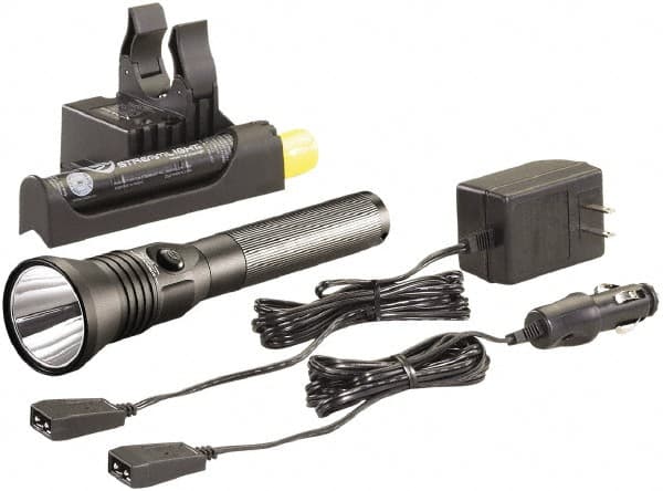 Streamlight - White LED Bulb, 740 Lumens, Industrial/Tactical Flashlight - Black Aluminum Body, 1 AA NiMH Battery Included - Exact Tooling
