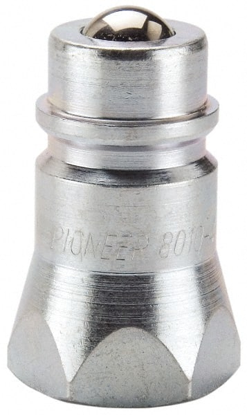 Parker - 9/16-18 SAE Steel Hydraulic Hose O-Ring Boss Nipple - 5,000 psi - Exact Tooling