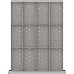 LISTA - 12-Compartment Drawer Divider Layout for 3.15" High Drawers - Exact Tooling
